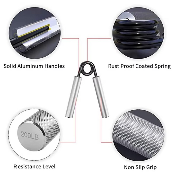 BowLift | Adjustable Aluminum Hand Grip Strength Trainer for Finger and Arm Fitness