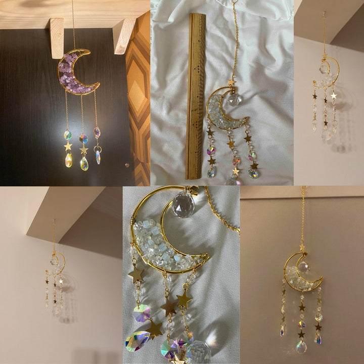 BowLift | Crystal Sun Catcher Moon Decor