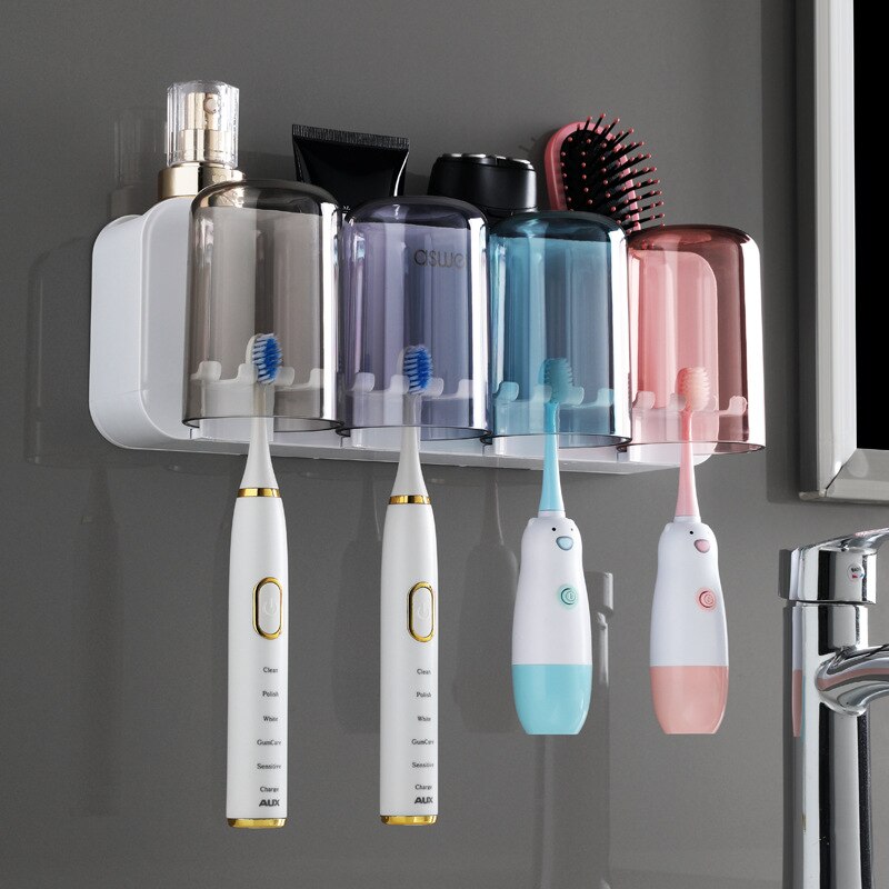 BowLift | Wall-Hanging Mouthwash Cup Toothbrush Holder