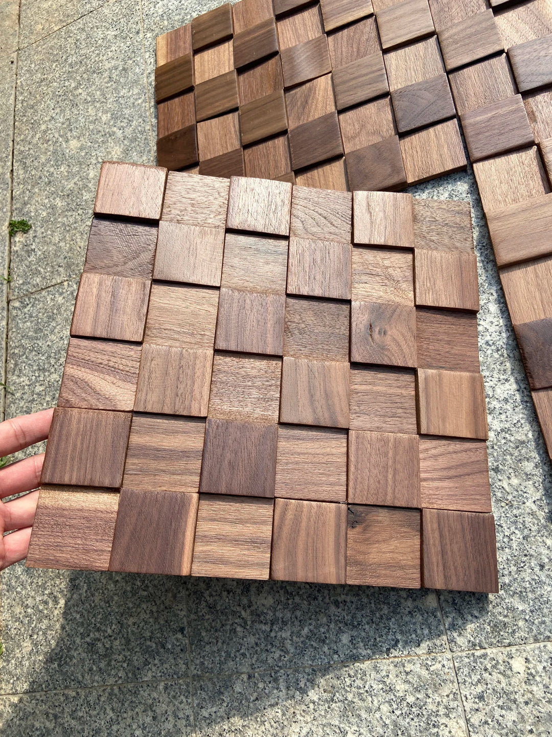 BowLift | Mosaic Wall Panels Solid Wood and Sound-Absorbing Decor