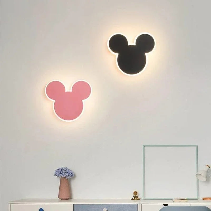 PinkRabbit - Playful LED Wall Lamp for Children's Room Bowlift
