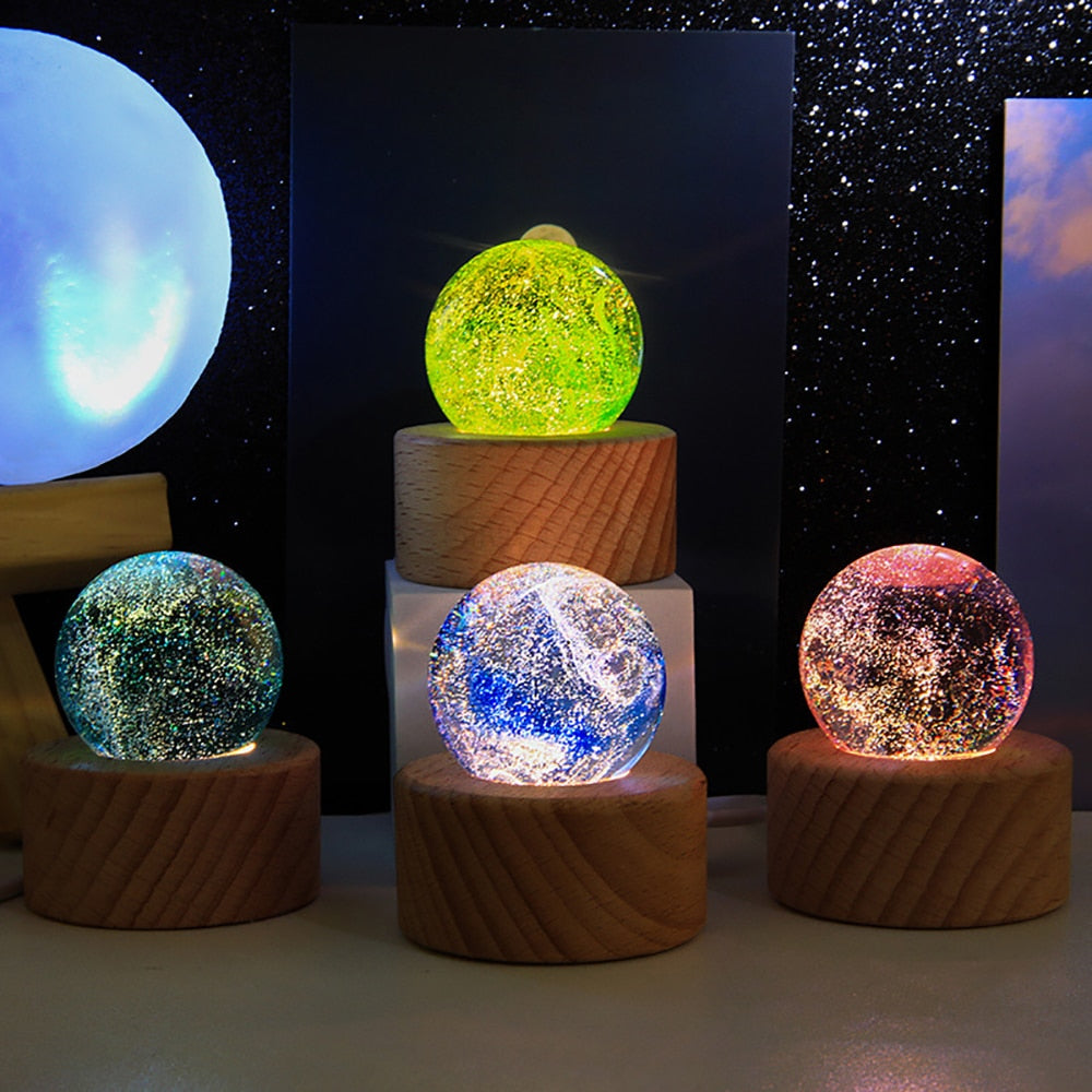BowLift | Colorful Luminous Galaxy Crystal Table Set