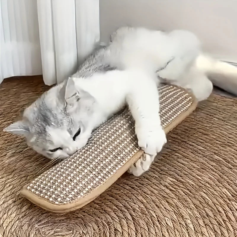 Scratching pillow for cats with catnip durable and sturdy Bowlift