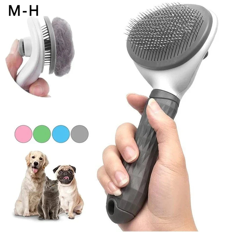 BowLift | FellFreund Fur Brush for Dogs & Cats | Self-Cleaning | Gentle Grooming & Hair Removal
