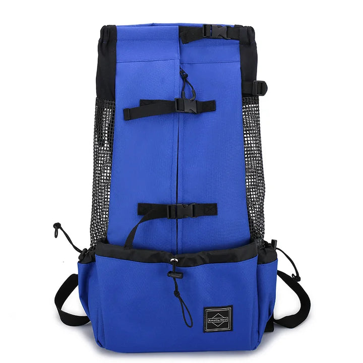 Dog backpack for outdoor & travel breathable Bowlift