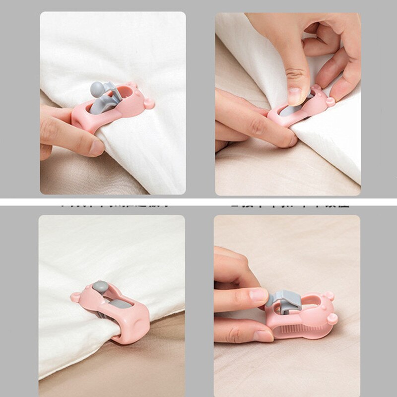 BowLift | 4Pcs Bear Non-slip Bed Clips