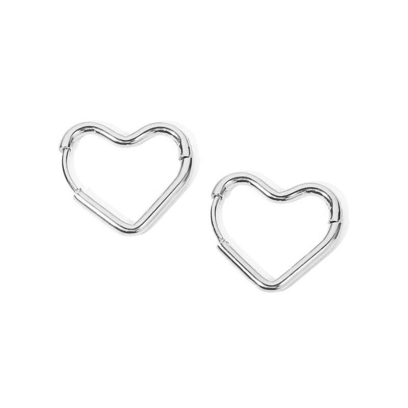 BowLift | Elegant Heart Hoop Earrings