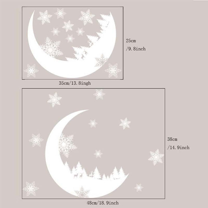 BowLift | Jingle Bells Christmas Window Decorations