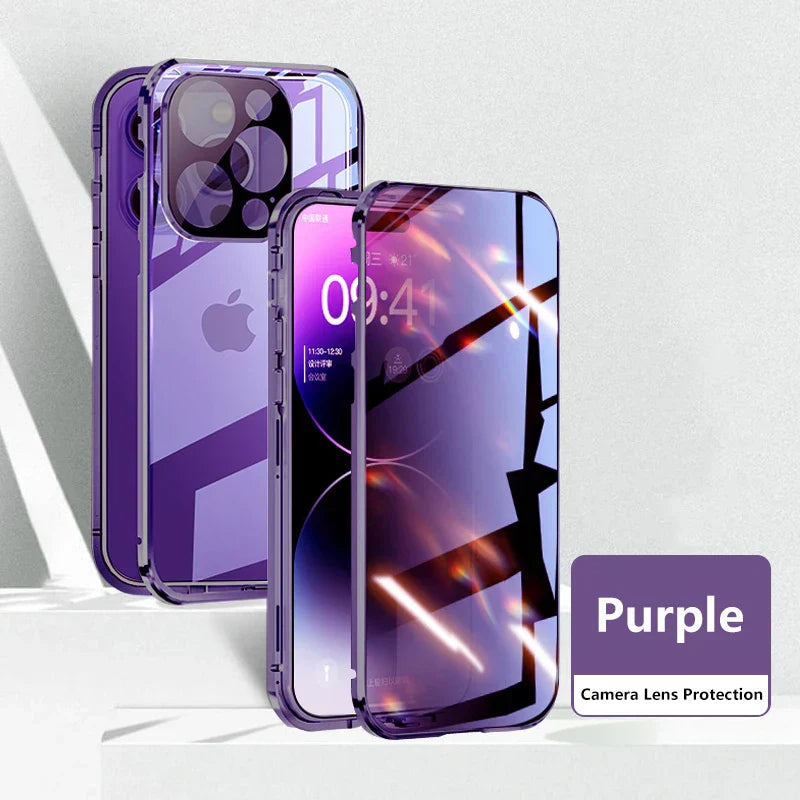 BowLift | Invisible Shield Full Cover Anti-Peep Privacy  Magnetic Phone Case