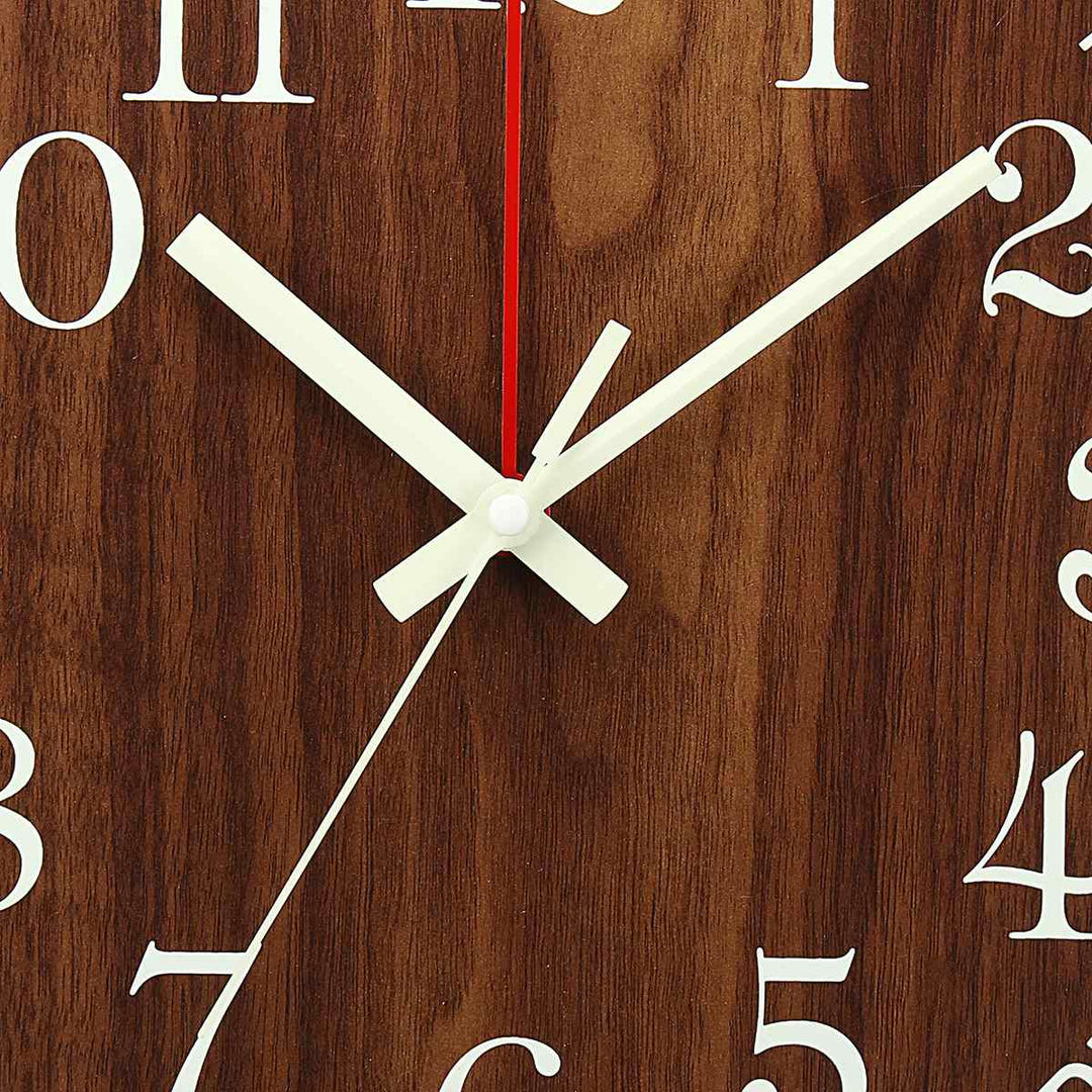 BowLift | Nordic Luminous Wood Silent Wall Clock