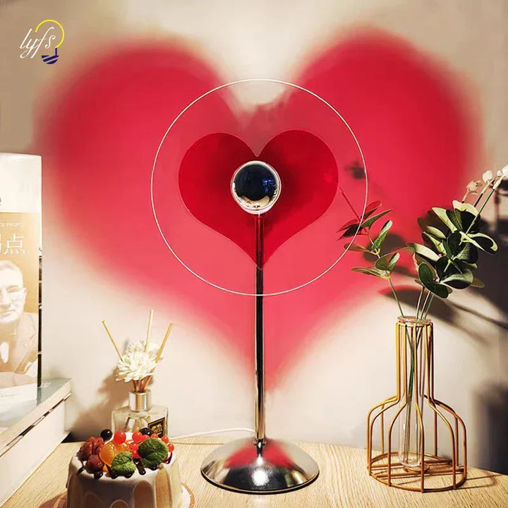 Romantic LED projection lamp – mood light for a romantic atmosphere | Bowlift