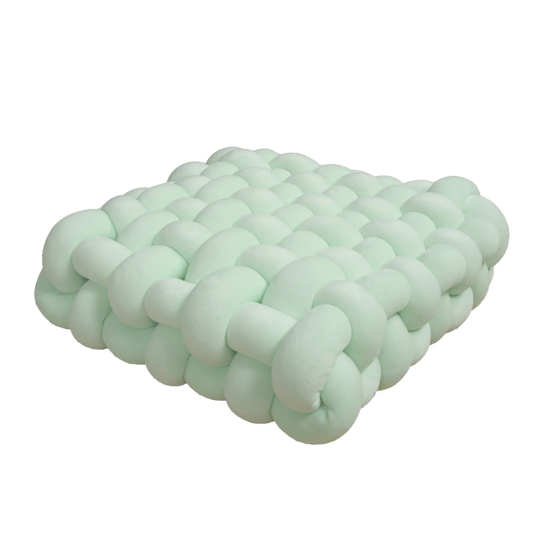 Chunky Woven Knot Cushion | Bowlift