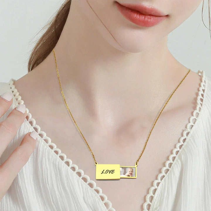 BowLift | Personalized Custom Photo Envelope Necklace
