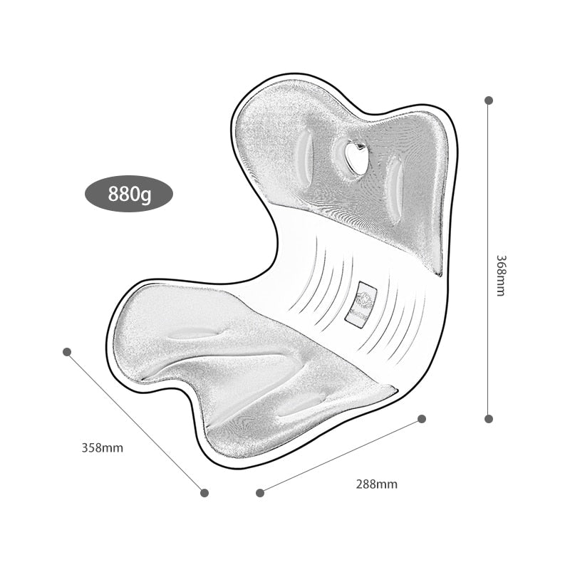 BowLift | Back Support Memory Foam Seat Cushion