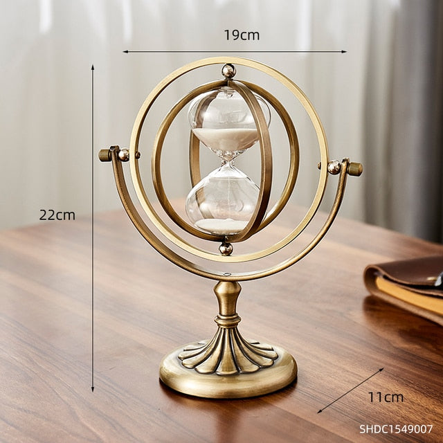 BowLift | Time Charmer Metal Hourglass Decor