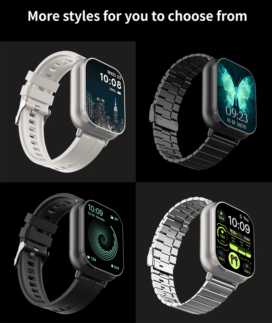 BowLift | 2 in 1 Smartwatch With Earbuds