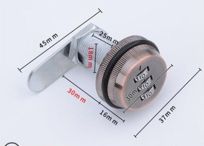 BowLift | 3-Digit Mechanical Password Cabinet Lock