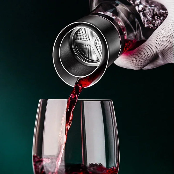 BowLift | 1500ml Iceberg Decanter Creative lead-free crystal material luxury high-quality home red wine wine distributor decanter wine jug