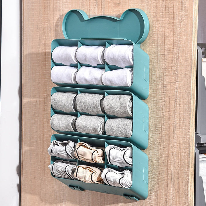 BowLift | Self-Adhesive Stackable Wall Cloth Organizer Shelf