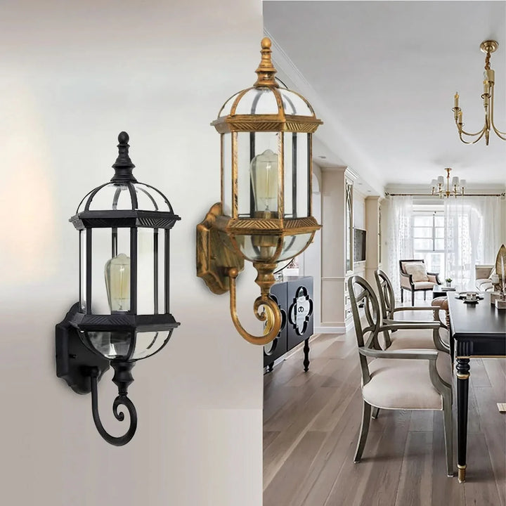 BowLift | Retro Waterproof Outdoor Wall Light – LUMIVINTA E27