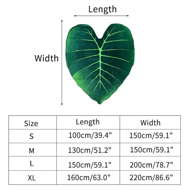 BowLift | Super Soft Giant Leaf Blanket