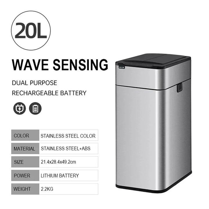 BowLift | Smart Stainless Steel Automatic Sensor Trash Bin