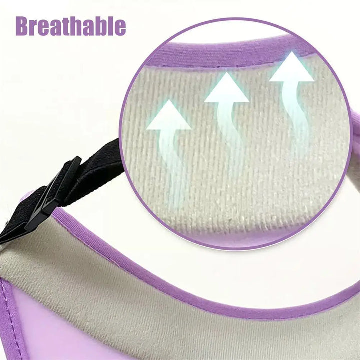 BowLift | Breathable Summer Sun Visor Cooling Fan Hat