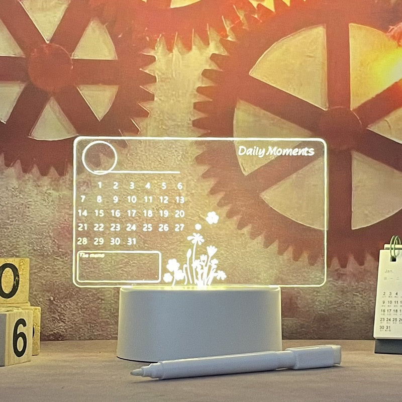 BowLift | Creative Note Board Led Table Lamp