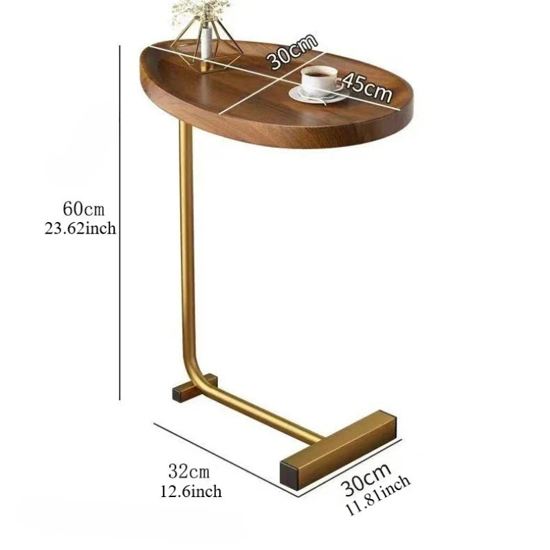BowLift | C-Shaped Mobile Side Table Ideal for Sofa or Bed