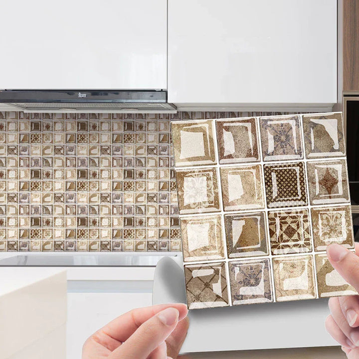 DecoMosaic 3D Mosaic Wall Tile Stickers Bowlift