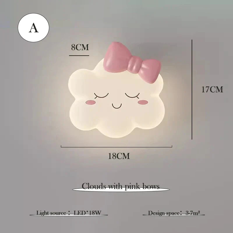 RomanticCloud - Magical Wall Lamp for the Room Bowlift