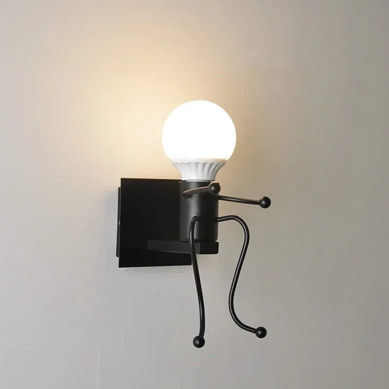 RobotLume – Trendy LED Wall Lamp for Kids Bowlift