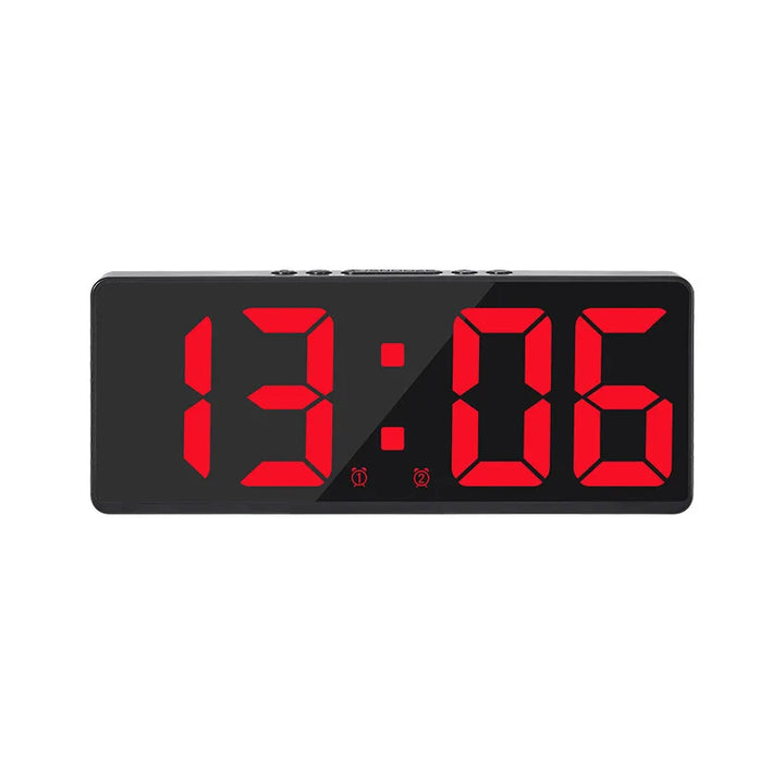 VoiceSnooze LED Clock – Stylish Alarm Clock with Night Mode Bowlift