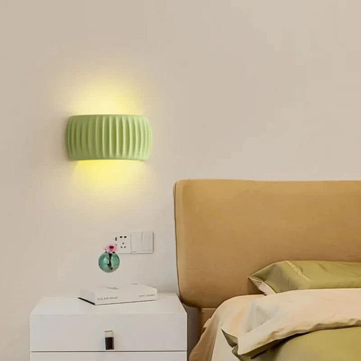 BowLift | LumeResin Artistic Resin LED Wall Light