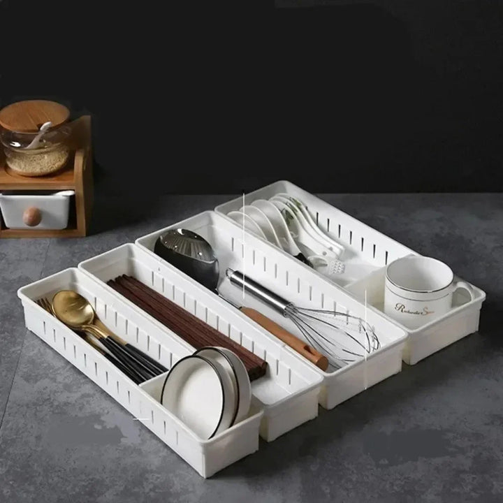 BowLift | Sortiva Drawer Organizer | Flexible & Modular | For Kitchen, Bathroom & Office | 2 Sizes