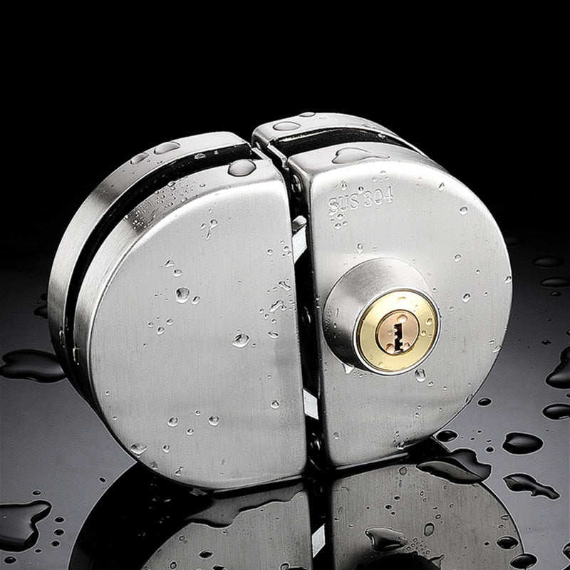 BowLift | Sliding Door Stainless Steel Safety Glass Door Lock
