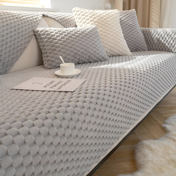 Luxury Velvet Sofa Cover - VeluLuxe | Bowlift