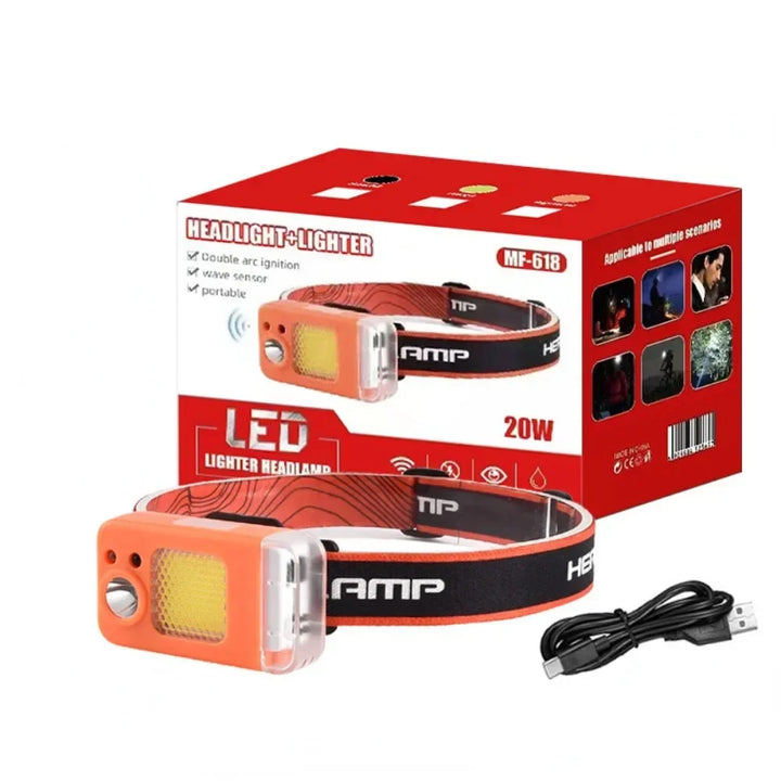 BowLift | 2in1 Dual Arc Electric Lighter Headlamp