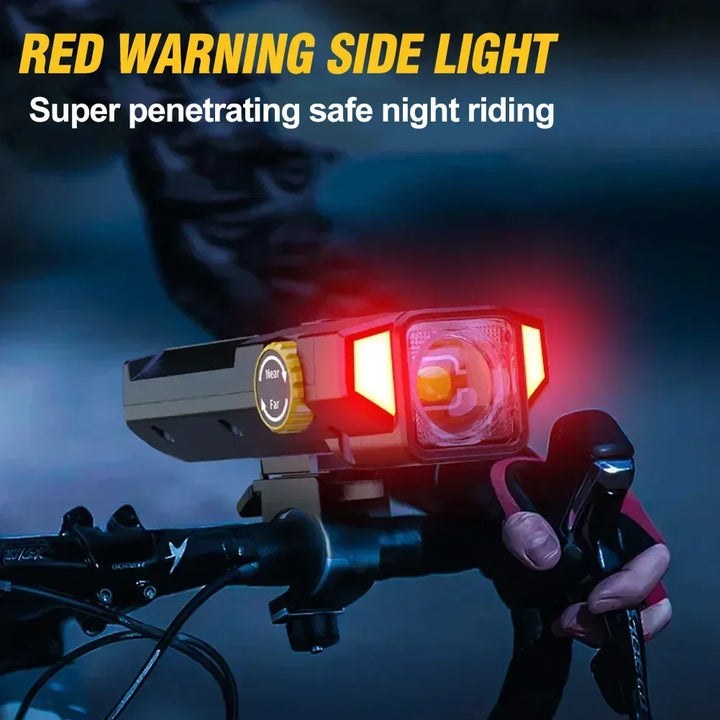 BowLift | High Brightness USB Rechargeable Bicycle Light with IPX5 Waterproof Rating and Adjustable Brightness for Night Biking