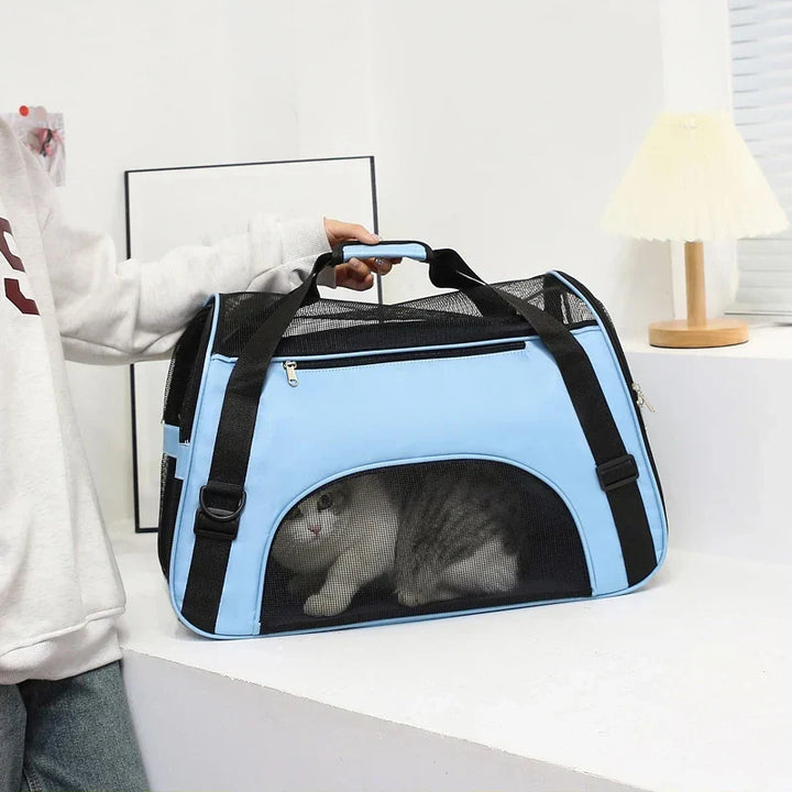 Foldable Pet Carrier for Travel Bowlift