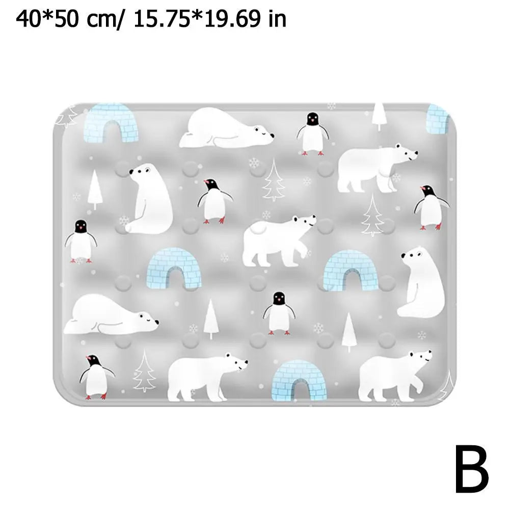 BowLift | FrostPaws Cooling Mat for Dogs & Cats | Reusable & Filled with Gel | For Summer & Travel | PVC