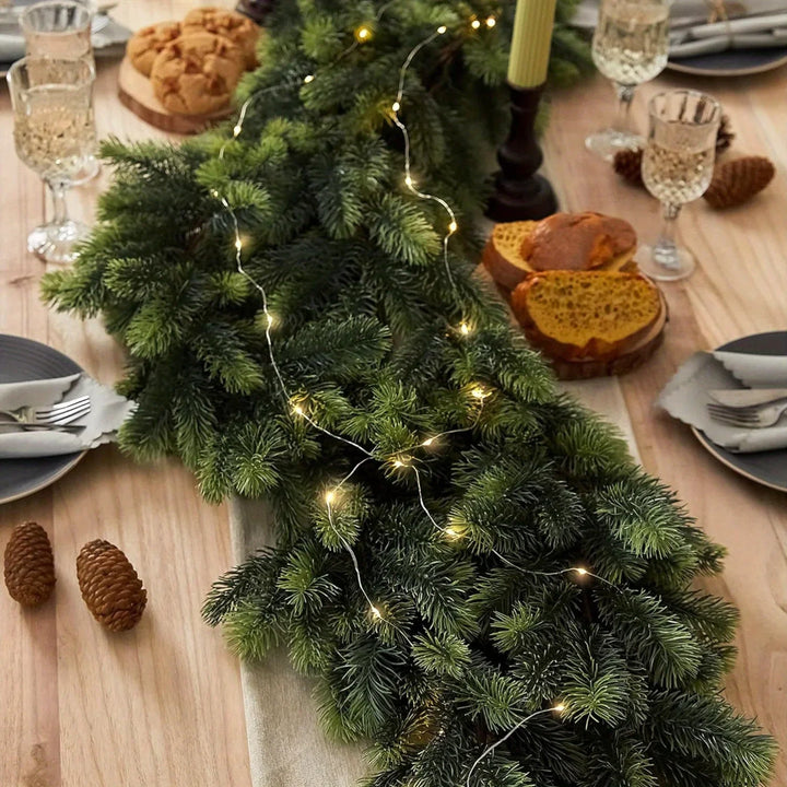 BowLift | LightLux | Artificial Pine Garland with LED Lighting