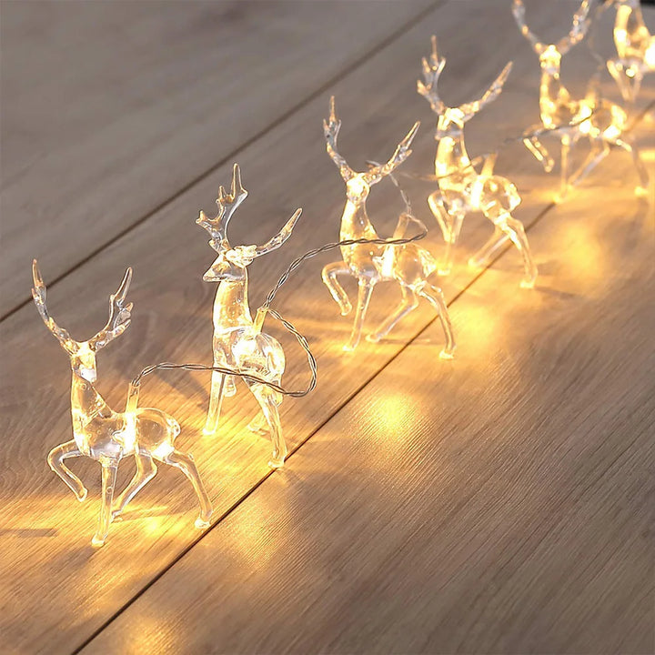 BowLift | CrystalCheer | Elk Decoration Garland