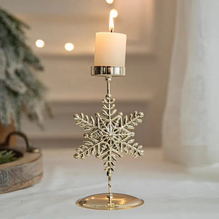BowLift | Iron Christmas Candlestick Holders