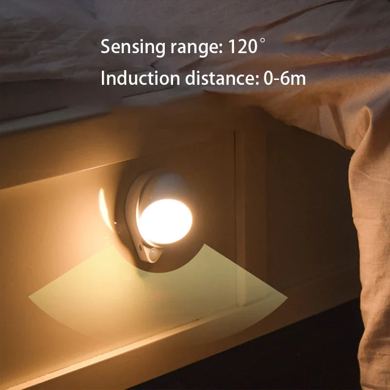 BowLift | Intelligent LED Night Light GlowMate 360 | 360° Rotatable | Motion Sensor | USB Rechargeable