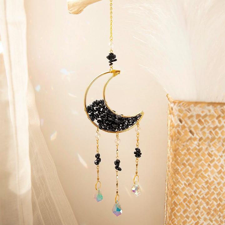 BowLift | Crystal Sun Catcher Moon Decor