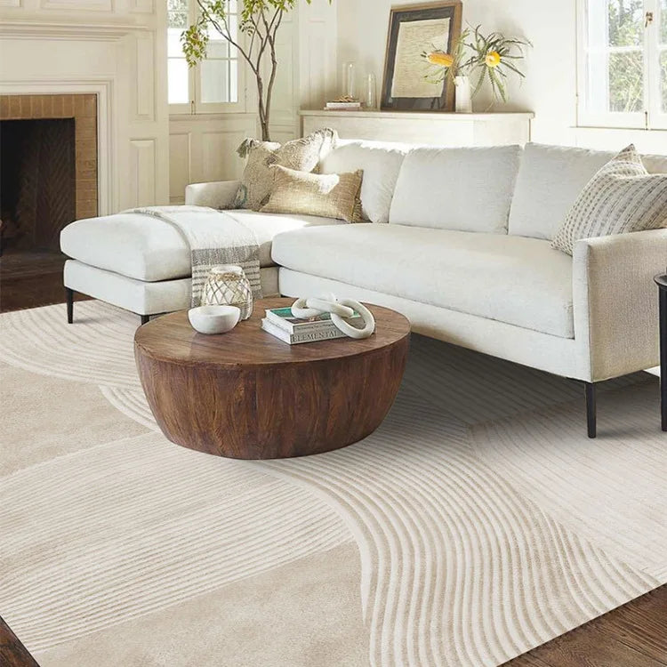 BowLift | Japanese Minimalist Soft Area Rug Living Room Bedroom Non-slip High-pile Carpet