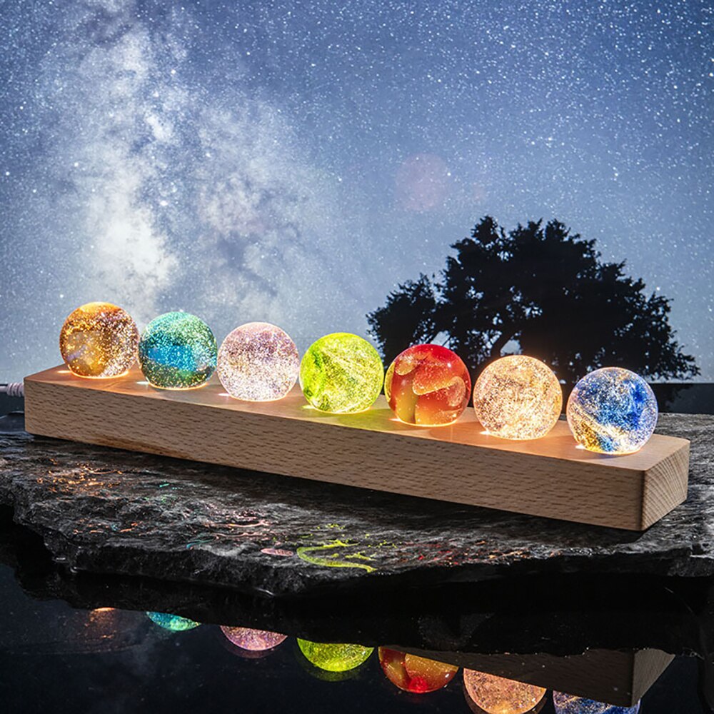 BowLift | Colorful Luminous Galaxy Crystal Table Set