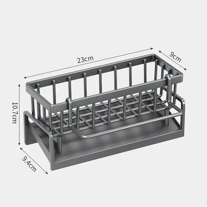 BowLift | Kitchen Soft Sponge Holder Kitchen | Multifunctional Draining Rack | For Sink, Cloths & Dish Soap | Organizer Shelf