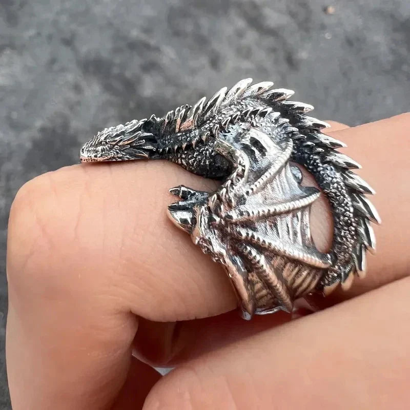 BowLift | Majestic Dragon Wing Open Ring